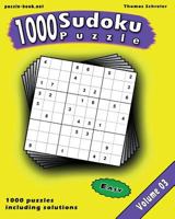 Sudoku: 1000 Easy 9x9 Sudoku, Vol. 3 1975858883 Book Cover