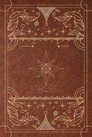 Tarot journal: A daily reading tracker and notebook: Track your 3 card draw, question, interpretation, notes: Vintage antique style brown cover 1099203716 Book Cover