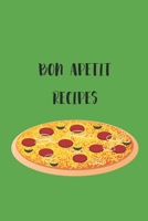Bon Apetit My Favourite Blank Recipe Book: Recipe Notebook Collect the recipes you love 100 pages 167715862X Book Cover