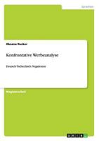 Konfrontative Werbeanalyse 3656204977 Book Cover