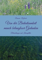 Von der Bedeutsamkeit manch belangloser Gedanken: Betrachtungen und Ideensplitter (German Edition) 3695162279 Book Cover