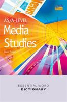 AS/A-level Media Studies Essential Word Dictionary (Essential Word Dictionaries) 0860033848 Book Cover