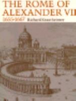 The Rome of Alexander Vii, 1655-1667 0691002770 Book Cover