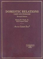 Clark and Estin's Cases and Problems on Domestic Relations (American Casebook) 0314154914 Book Cover