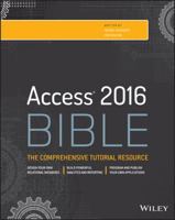 Access 2016 Bible 111908654X Book Cover