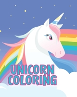 UNICORN COLORING: Coloring Book for Kids 4-8 | Lovely Doodle UNICORN B08VLM1RHZ Book Cover