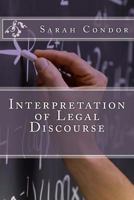 Interpretation of Legal Discourse 1482684454 Book Cover