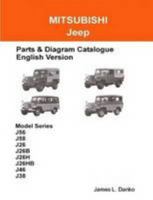 MITSUBISHI JEEP English Parts and Diagram Catalogue 0557052068 Book Cover