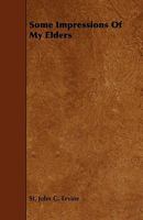Some impressions of my elders 9357962689 Book Cover