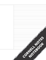 Cornell notes notebook: Cornell notes pad 8.5 x 11, 120 pages, a great method to organize your notes, thoughts and lectures, a perfect gift for students. 1711999555 Book Cover
