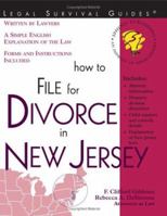 How to File for Divorce in New Jersey (Legal Survival Guides) 1572482397 Book Cover