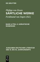 Adriatische Rosemund 3110138174 Book Cover