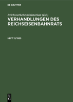 Verhandlungen des Reichseisenbahnrats Verhandlungen des Reichseisenbahnrats (German Edition) 3486750348 Book Cover
