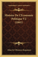 Histoire De L'Economie Politique V2 (1841) 1167683137 Book Cover