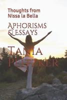 Aphorisms & Essays: Thoughts from Nissa la Bella 1795760257 Book Cover