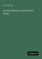 Aus den Memoiren einer Berliner Range. 3566001058 Book Cover
