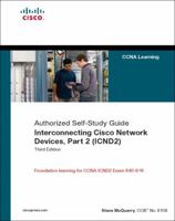 Interconnecting Cisco Network Devices, Part 2 (ICND2): (CCNA Exam 640-802 and ICND exam 640-816) (3rd Edition) (Self-Study Guide) 1587054639 Book Cover