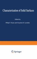 Characterization of Solid Surfaces 1461344921 Book Cover