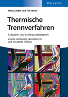 Thermische Trennverfahren: Aufgaben und Auslegungsbeispiele (German Edition) 3527338969 Book Cover
