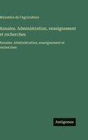 Annales. Administration, enseignement et recherches: Annales. Administration, enseignement et recherches (French Edition) 356375327X Book Cover