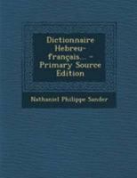 Dictionnaire Hebreu-Fran�ais... 1295105705 Book Cover