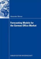 Forecasting Models For The German Office Market 3834915254 Book Cover