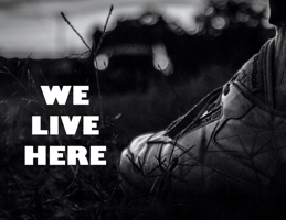 We Live Here B0CYM71HQ2 Book Cover