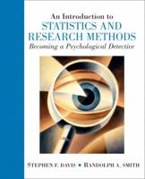 Introduction to Statistics and Research Methods: Becoming a Psychological Detective, An 0131505114 Book Cover