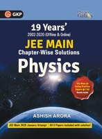 Physics Galaxy 2021: JEE Main Physics - 19 Years' Chapter-Wise Solutions (2002-2020) 9389718562 Book Cover