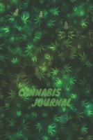 cannabis journal: a great (6inx9in : 132 pages) Personal Marijuana Review Notebook for strain review and noting down your cannabis usage. 1713087197 Book Cover