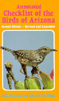 Annotated Checklist of the Birds of Arizona 0816507538 Book Cover