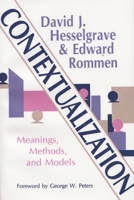 Contextualization: Meanings, Methods, and Models 0878087753 Book Cover