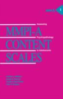 Mmpi-A Content Scales: Assessing Psychopathology in Adolescents (Mmpi-a Monograph) 0816621446 Book Cover