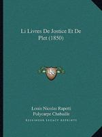 Li Livres De Jostice Et De Plet (1850) 1271299844 Book Cover