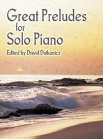 Great Preludes for Solo Piano 0486449556 Book Cover