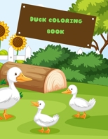 Duck Coloring Book: 40 Unique Design Coloring Pages for Kids B097DNG2DK Book Cover