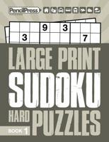 Large Print Hard Puzzles Book 1 1986521303 Book Cover