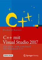 C++ Mit Visual Studio 2015: Ein Fach - Und Lehrbuch Fur Standard-C++ Und Konsolen-Programme 3662497921 Book Cover