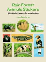 Rain Forest Animals Stickers: 48 Full-Colour Pressure-Sensitive Designs (Stickers) 0486288862 Book Cover