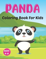 Panda Coloring Book for Kids: A Fun Panda Coloring Book Featuring Adorable Panda Bear, Cute Panda, Cute Animals, Stress-relief Panda Gift for Girls and Women. Vol-1 B095GP97HH Book Cover