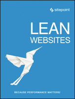 Lean Websites: Because Web Performance Simply Matters 0992279461 Book Cover