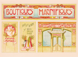 Boutiques Magnifiques: Shop Sign Designs of Belle Époque Paris B0GWQRBGYW Book Cover