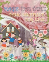 MAGIC TIME TABLE - BASIC DISCIPLINE for KIDS: 52 Weeks Activities Plan Schedule tracking - Discipline Practices - BASIC Discipline training for Kids, ... Pages, 8”x10” Cover: Kids in a Happy Family. B0876ZLNDB Book Cover
