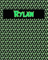 120 Page Handwriting Practice Book with Green Alien Cover Rylan: Primary Grades Handwriting Book 1097499375 Book Cover