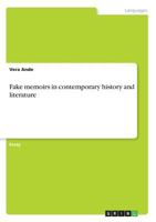 Fake memoirs in contemporary history and literature 366831358X Book Cover