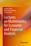 Lectures on Mathematics for Economic and Financial Analysis 3031833384 Book Cover