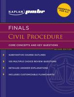 Kaplan PMBR FINALS: Civil Procedure: Core Concepts and Key Questions 1427796378 Book Cover