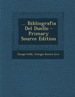Bibliografia Del Duello 1018063757 Book Cover