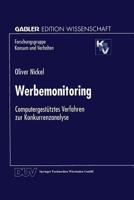 Werbemonitoring: Computergestutztes Verfahren Zur Konkurrenzanalyse 3824465914 Book Cover