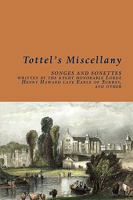 Tottel's Miscellany: Songes and Sonettes 9354012248 Book Cover